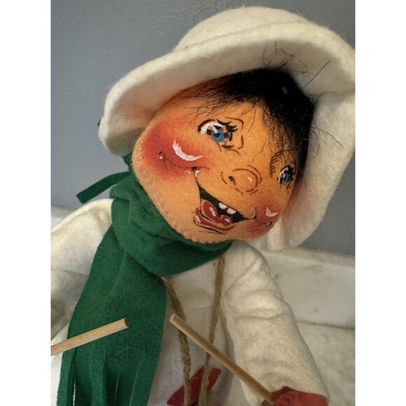 Annalee Vintage 1995 Drummer Boy on Snow Base Drum Christmas - Picture 11 of 12